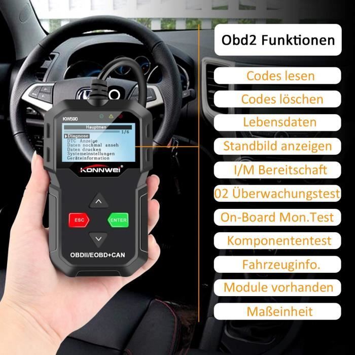Amdohai OBD dispositif de diagnostic lecteur de code de défaut de voiture  lecteur de code de défaut de véhicule 