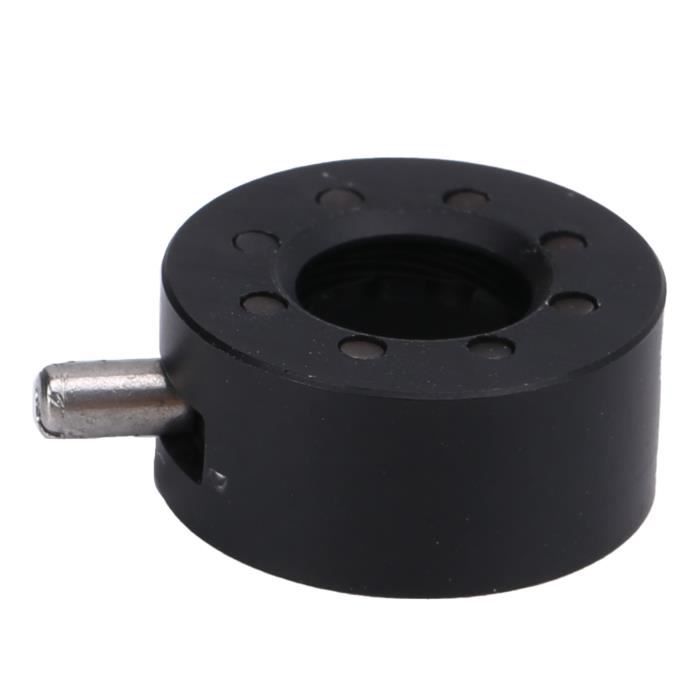 Diaphragme à Iris Réglable Manuel - Ouverture 0.5 à 15mm, 12 Lames - Aluminium - Pour Microscope, Caméra, Optique - Réglage Précis De La Lumière - Installation Et Démontage Faciles