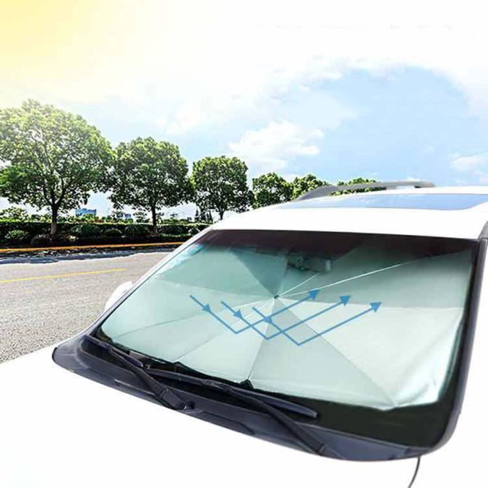 Acheter Couverture de pare-brise de voiture pliable, 1 pièce, bloc avant et  arrière, pare-soleil de fenêtre