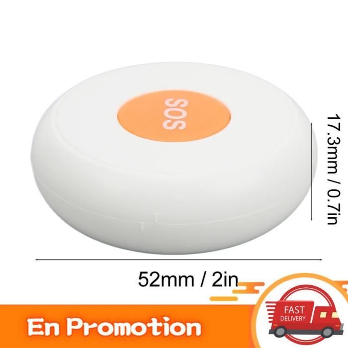 Téléavertisseur Sans Fil Pour Soignant - Système D'Appel Intelligent Étanche SOS Pour Personnes Âgées, Patients Et Handicapés à Domicile