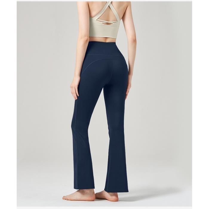 Pantalon Bootcut Femme Taille Haute - Fitness, Yoga, Décontracté