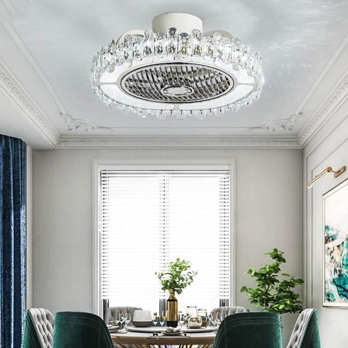 Ventilateur De Plafond Cr atif Moderne Fan Lustre 72W Led Dimmable ventilateur-de-plafond-cr-atif-moderne-fan-lustre-72w-led-dimmable