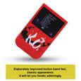Portable Mini console jeu portable rétro 10000mAh Power Bank avec Gamepad 400 jeux (rouge)-2