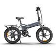 Vélo électrique pliant ALORS gris - A20 XE - VAE - Mixte - 7 vitesses - Alliage d'aluminium-2