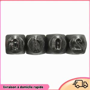 37 Pièces Lettres et Chiffres à Frapper 3mm Poinçon Lettre Metal A-Z et