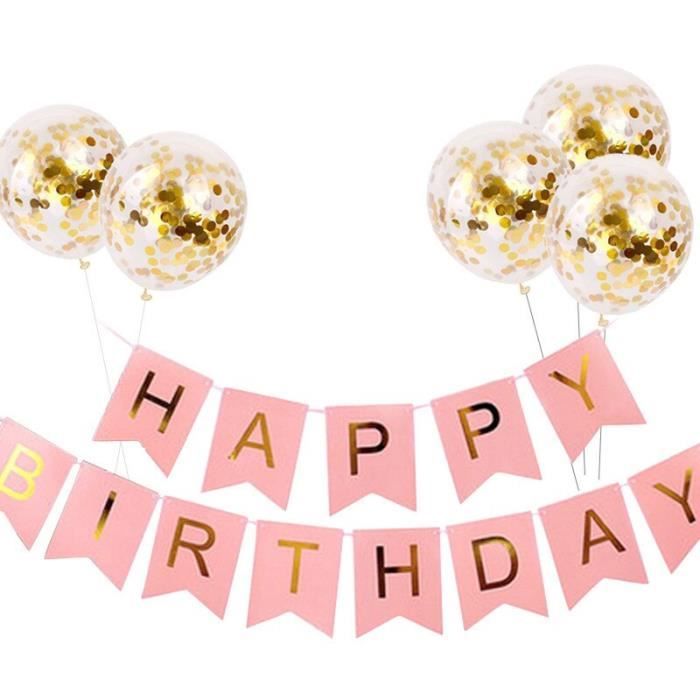 Décoration de fête,Ballons confettis pour premier anniversaire, 10 pièces,  fournitures de fête, pour - Type 10pcs silver pink - Cdiscount Beaux-Arts  et Loisirs créatifs