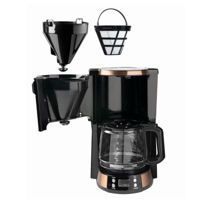 Machine à café filtre BESTRON Copper Collection ACM1000CO sur