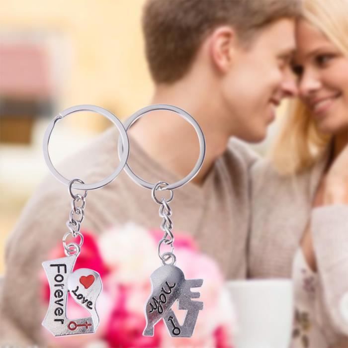 Porte-clés Forever Love You - Porte-clés Couples - Porte-clés pour couples