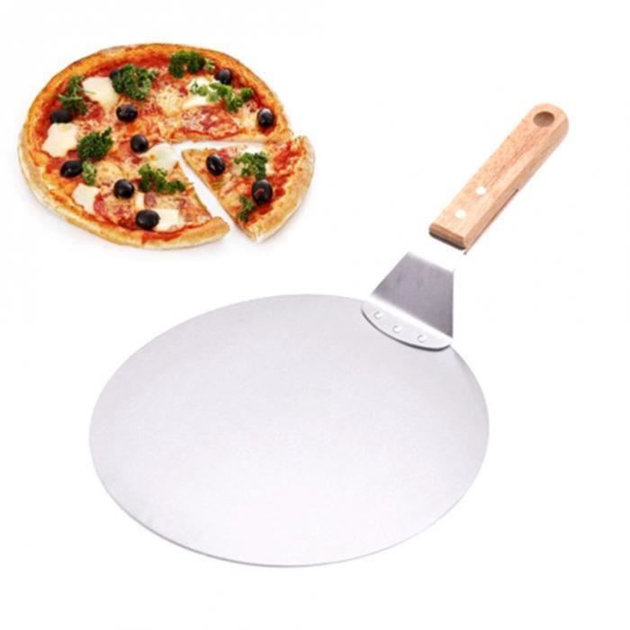Pelle à Pizza Ergonomique 30 Cm Acier Inoxydable - Outil Cuisine Pour Pizzas Et Gâteaux
