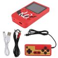 Portable Mini console jeu portable rétro 10000mAh Power Bank avec Gamepad 400 jeux (rouge)-3