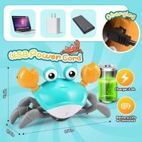 Crabe Qui Marche Bebe,la Détection Automatique Pour Eviter Les Obstacles,pour Bébé De Plus De 18 Mois Vert - Puériculture & Eveil Bébé