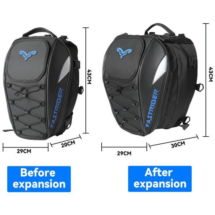 Sac De Sport Étanché 40L Pour Moto – Grand Sac Sec Avec Bandes Réfléchissantes, Idéal Voyage, Camping, Kayak, Bagages Arrière Moto
