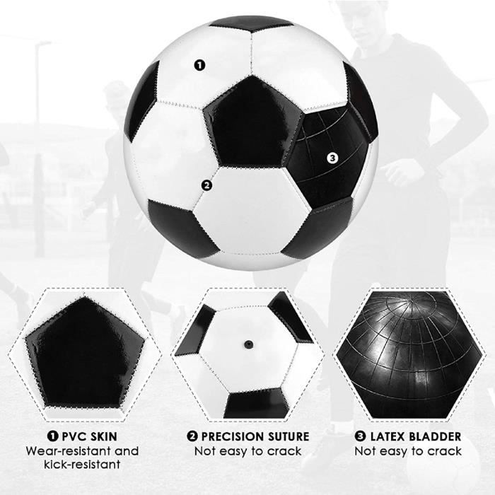 Aipwerer Ballon de Foot, Ballon de Football Entraînement/Loisir/Match, Balle  de Foot Léger pour Garçons/Filles âgés de 2 à 13 Ans, Ballon Foot Taille 4  (A) : : Sports et Loisirs