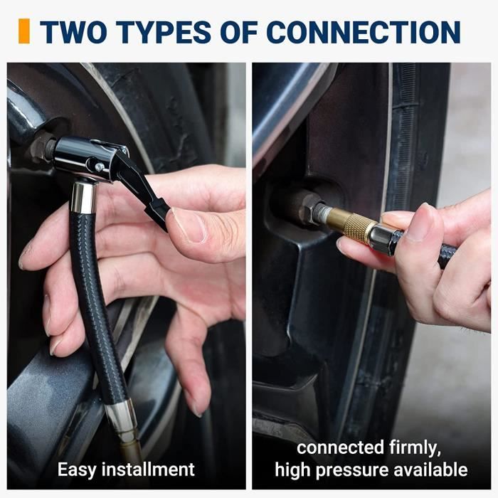 Cabilock Pompe à Air Portable Pour Pneus - Design Ergonomique