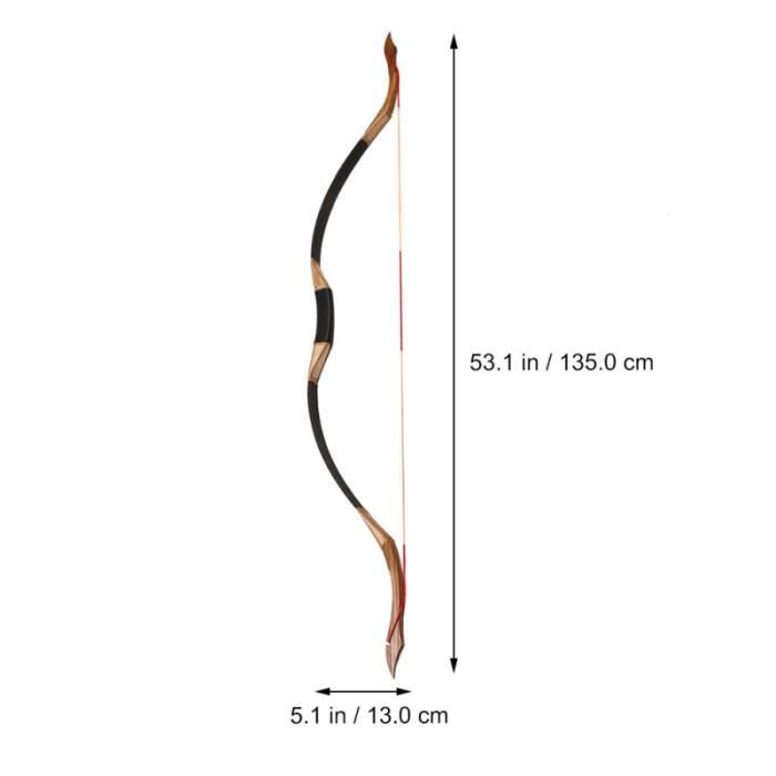 1 arc de chasse noir durable professionnel de traction droite pour le sport  de tir de en plein air - Cdiscount Jeux - Jouets