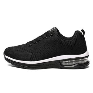 Baskets Femme Confort Sans Lacets - Semelle Amortissante, Respirante - Pour Marche, Ville, Voyage