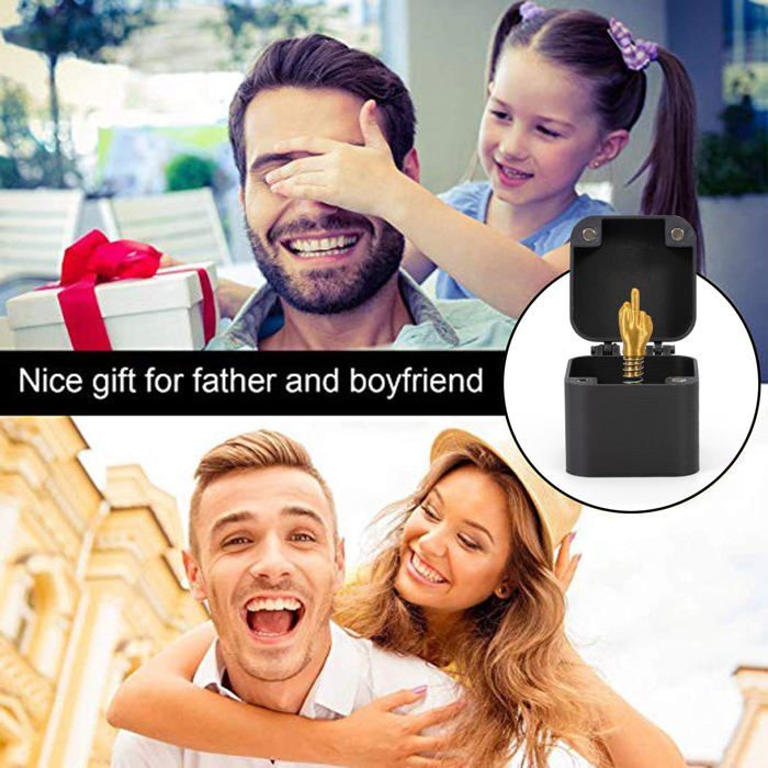 Doigt d'honneur dans une boîte, Only for You majeur, cadeau surprise