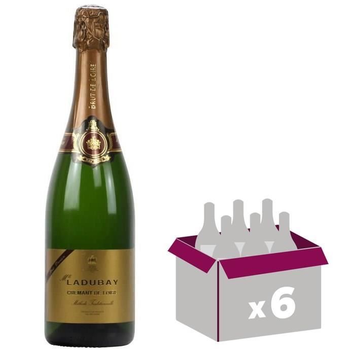 MADEMOISELLE LADUBAY Brut Crémant de Loire - Blanc - 75 cl x6