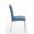 Moderne Chaise de salle a manger categorie Caracas FABRIC couleur bleu-0