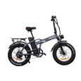 FICYACTO Vélo électrique E-Bike 20'' AT20 - électrique fat bike - Batterie Samsung 48V20AH - 750W Shimano 7 vitesses - Gris-0