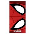 Spiderman Eyes Serviette De Plage Microfibre 70x140 Cm Rouge Blanc Et Noir