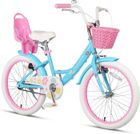 Glerc Maggie 20 Pouces vélo Fille 7-13 Ans vélo Enfant Style Princesse , Bleu