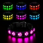 Collier lumineux pour chiens - ZEMINPEOEL - Rechargeable - Etanche - 7 modes d'éclairage - Coloré-S