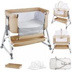 Lit Cododo - MIPAN -Berceau Bébé - Lit Bébé -Réglable (100-116cm) -Avec Matelas - Pour De la naissance jusqu'à 36 mois - Jaune