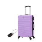 CELIMS FRANCE Valise Moyenne 20kg 65cm | Valise CELIMS Weekend | ABS | Cadenas | Violet