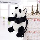 BRAND Sac à Dos Cartable Peluche Panda Enfants Schoolbag Ecole Maternelle 35cm