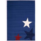 UNAMOURDETAPIS Tapis enfant - 160x230 cm - AF ENFANT STAR Bleu - Polypropylène - UN AMOUR DE TAPIS