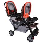 BAMBINO WORLD Poussette double sport orange Top Design