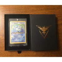 Carte Pokémon Fanmade Tortank Blastoise Edition 1 Holographique 2/102 Wizards Near Mint Boite cadeau
