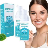 Teethaid Bain De Bouche,Teethaid Tooth Mousse,1 Week Effective Intensive Stain Teeth Whitening, Eliminate Bad Breath (2 Pcs) 2PCS