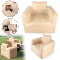 Aufun Chaise gonflable Air Couch avec pompe à air, matelas gonflable de camping,utilisation multi-mode canapé portable,97x78x54cm