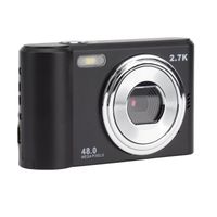 EBTOOLS appareil photo portable Appareil photo numérique pour enfants noir 44MP 1080 niveau d'entrée vidéo CCD lecteur MP3 mise