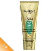 [Lot de 6] PANTENE Après-shampoing 3 MM Lisse & Soyeux - 200 ml