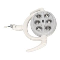 Zerodis Lumière buccale pour fauteuil dentaire Lampe Buccale à LED, 6 LED Capteur Intelligent Angle de hygiene blanchiment
