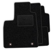 Tapis De Sol Voiture Velours Pour Skoda Citigo 2011-2019 - Noir, épaisseur 7 Mm, Jeu Complet - Protection Et Confort