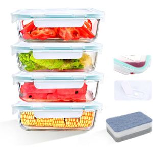 Lot 100 Récipients Meal Prep 1000 Ml – Bols Micro-ondes, Réutilisables, Noirs Avec Couvercles