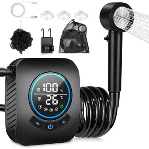 Douche de camping Portable - Batterie rechargeable - 3 l/min
