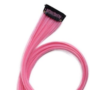 PERRUQUE - POSTICHE Atyhao Extensions de cheveux colorés Extensions de cheveux colorées de 21,7 pouces, mèches hygiene postiche Pastèque rouge 10697