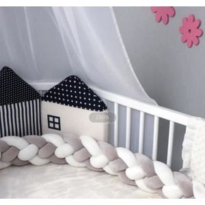 Tour De Lit Tresse Beige Cdiscount Tour De Lit Tresse Beige Cdiscount
