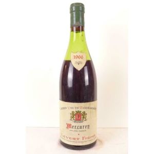 VIN ROUGE mercurey levert frères rouge 1966 - bourgogne