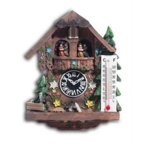 Magnet Chalet Coucou en resine 7,5//6,3//1,5 cm b