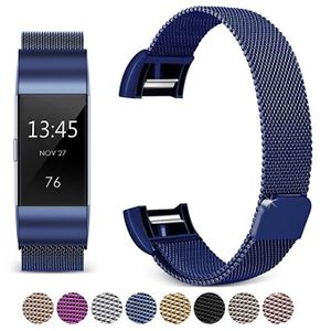 Bracelet Adjustable de rechange pour Fitbit Charge 2 170mm-206mm Pink - Bracelet connecté