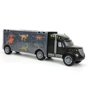 dinosaure voiture avec 12 Mini Plastique Dinosaurs voiture jouets Twfric Dinosaure camion jouet 