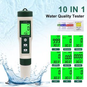 Testeur de qualité de l'eau FURWOO, kit de test automate pour analyser le  chlore résiduel et le pH de l'eau de piscine