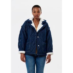 Kaporal Veste En Jean Noire Cintrée Blunt Aspabi