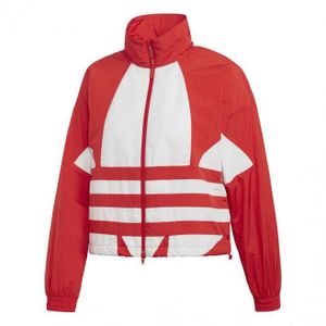 VESTE DE SPORT Veste de survêtement adidas Originals LARGE LOGO - Femme - Rouge - Manches longues